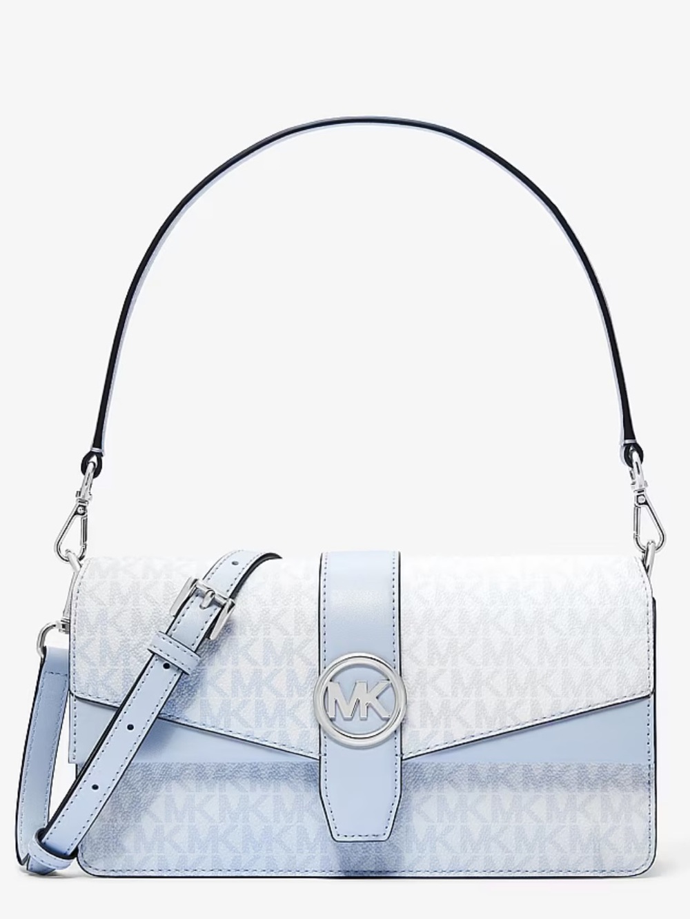 MICHAEL KORS Greenwich Md Signature Logo Shoulder  Bag Crossbody Satchel 
NWT
